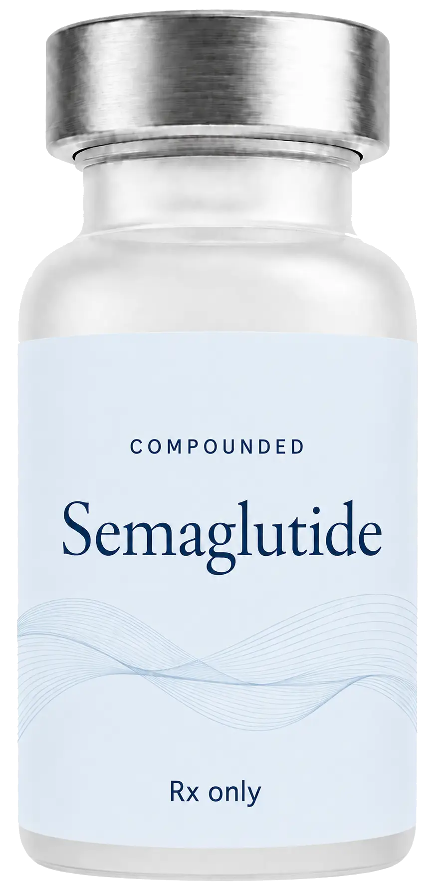 Compounded semaglutide vial